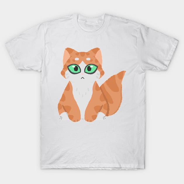 Ginger tabby cat T-Shirt by IcyBubblegum